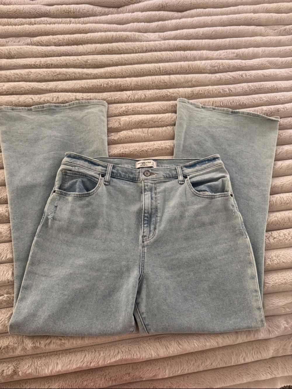 Abercrombie & Fitch Light Blue Flare Jeans